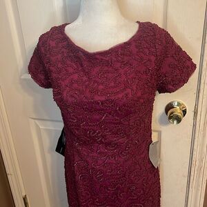 JS Collections Melanie Cap Sleeve midi dress NWT size 6